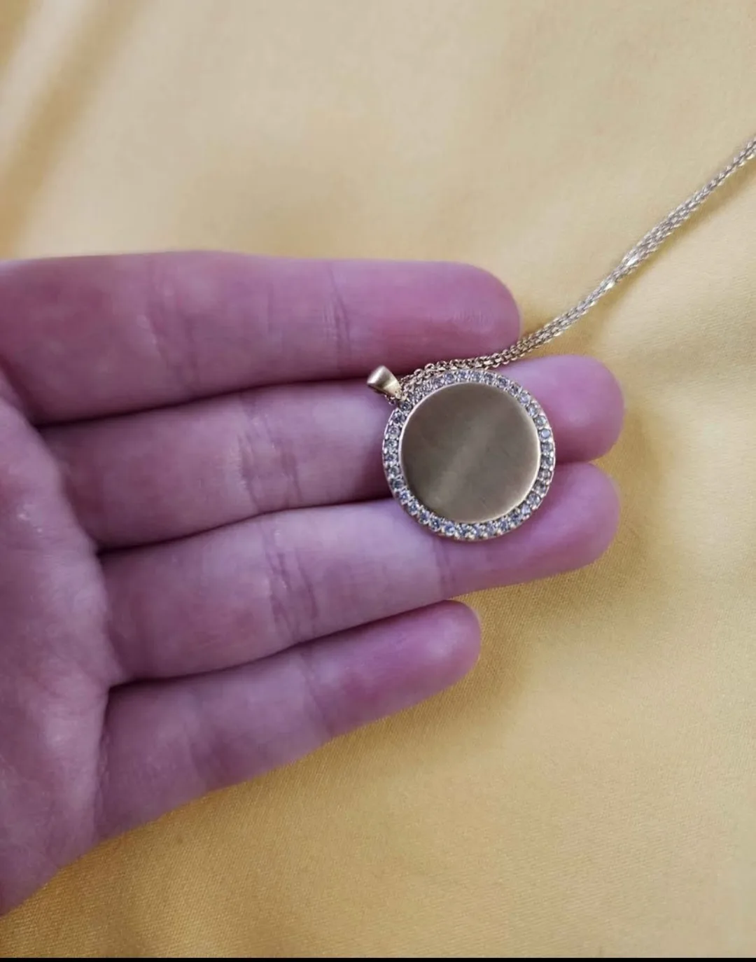 Necklace Bundle -  Blank Circle, Blue Bar, and Inspirational Tag image indicator(2)