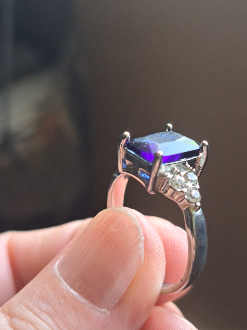 Stunning Amethyst Statement Ring - photo 2