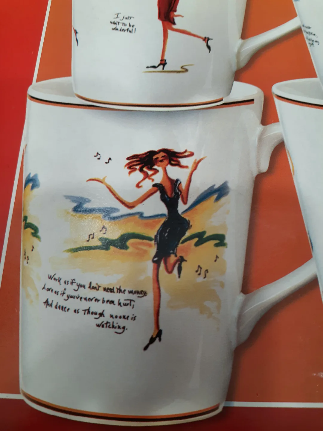 Sakura Glamour Girls Stone ware Mugs image indicator(6)