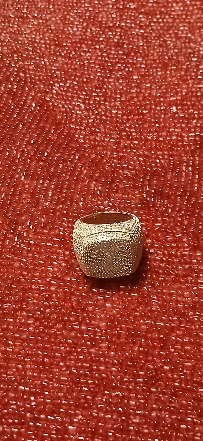 Brand new Gold Tone Cubic Zirconia Statement Ring