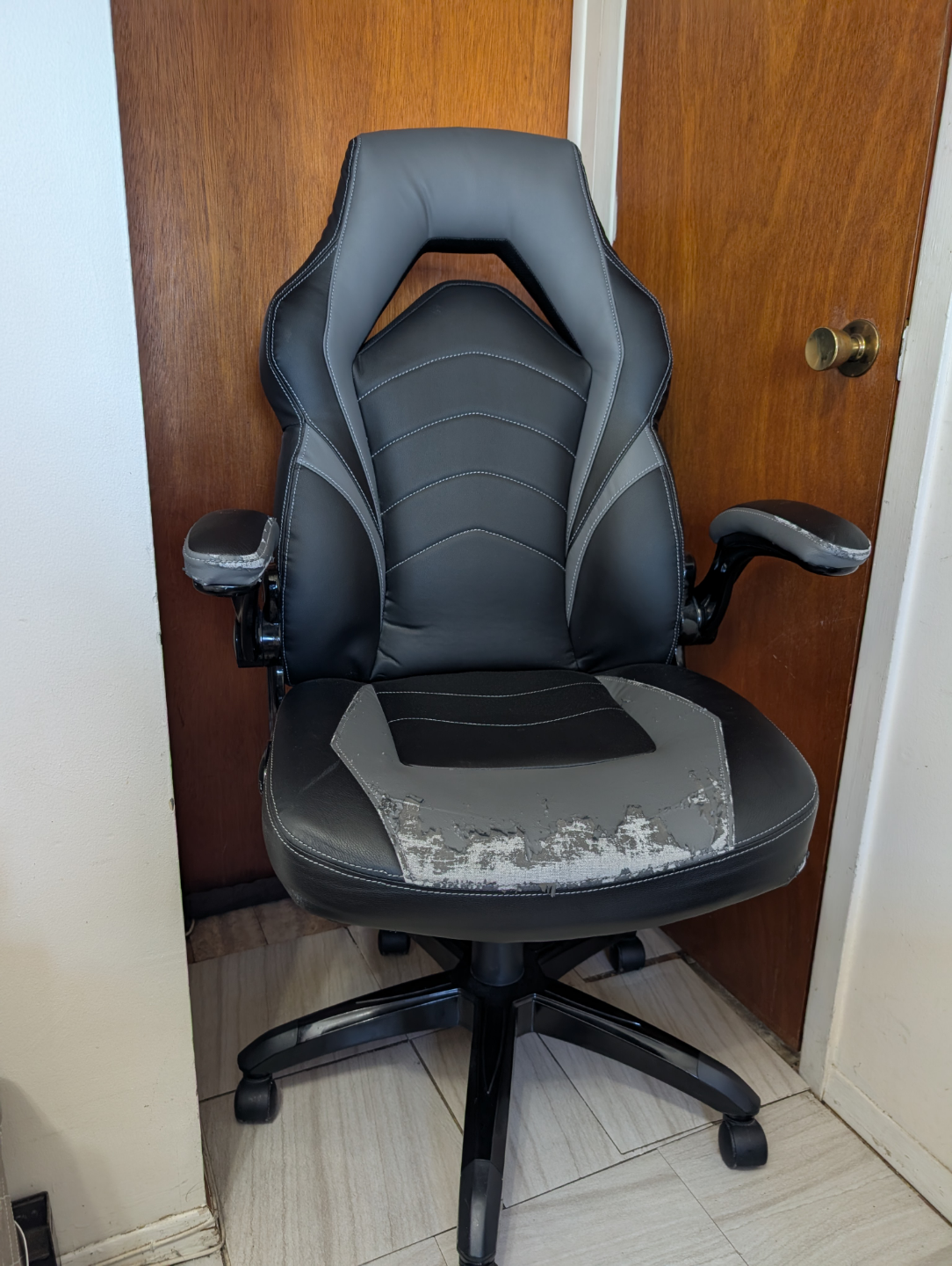 Gaming Chair - Black and Gray