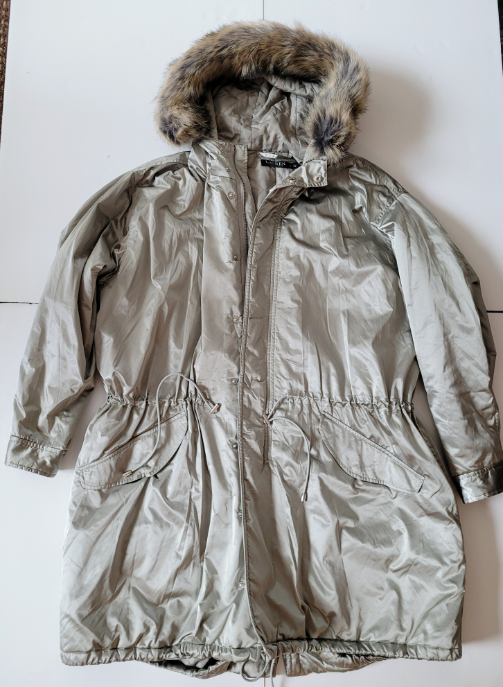 Lauren Ralph Lauren silver parka, size L - photo 4