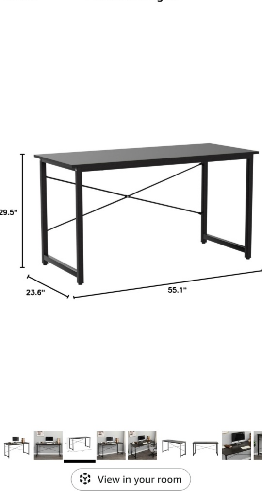 Black Computer Desk
