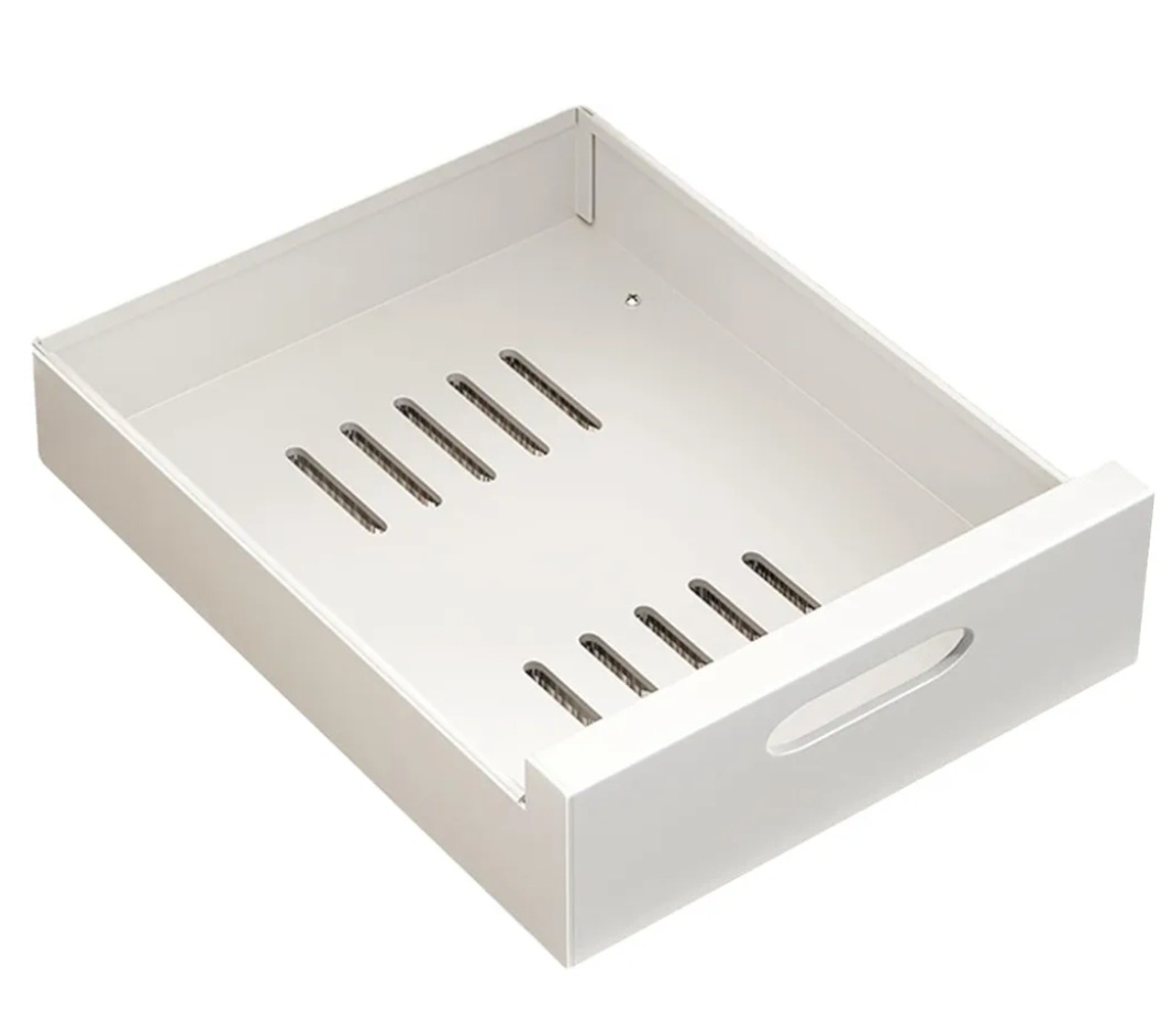 Grey Cabinet Pull-Out Drawer Organizer - photo 4