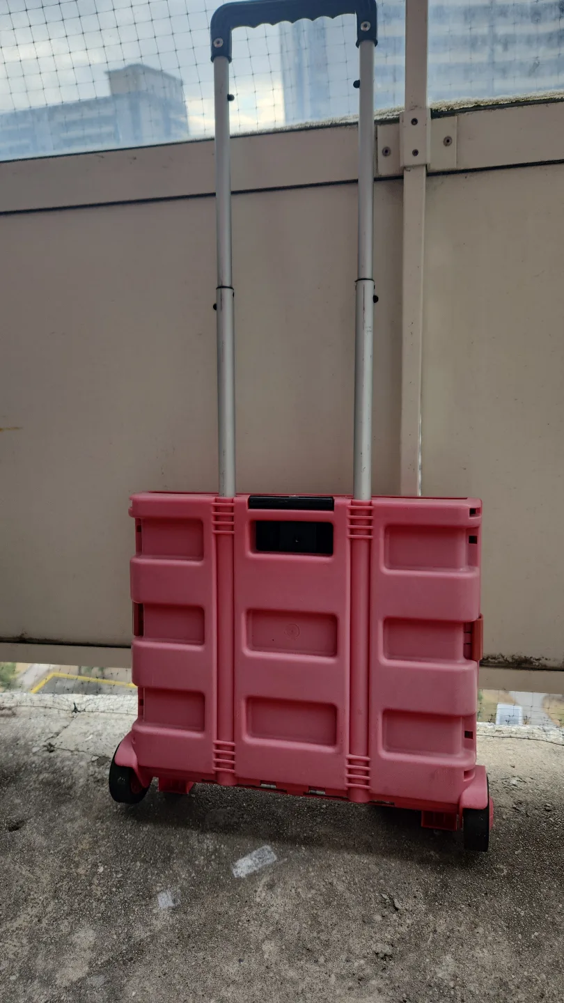 🥕Pink Collapsible Hand Truck image indicator(2)