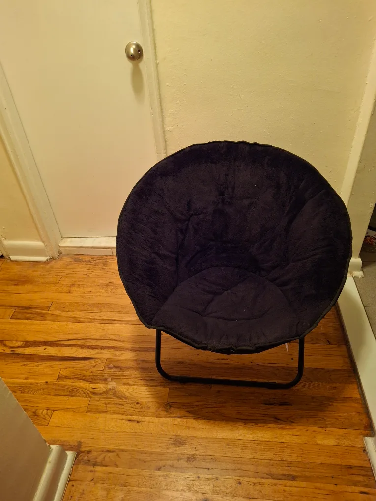 Foldable Round Chair - Black image indicator(4)