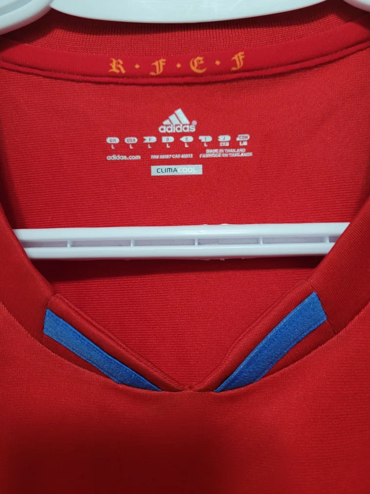 Spain National Team Adidas ClimaCool Soccer Jersey image indicator(4)