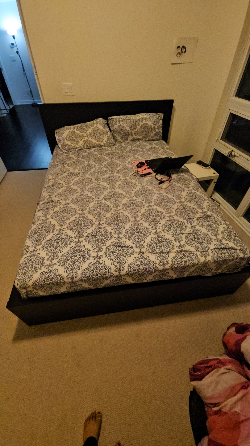 IKEA Bed Frame with Storage  Movie out sale