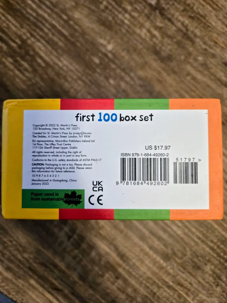 💚 First 100 Box Set Board Books image indicator(4)