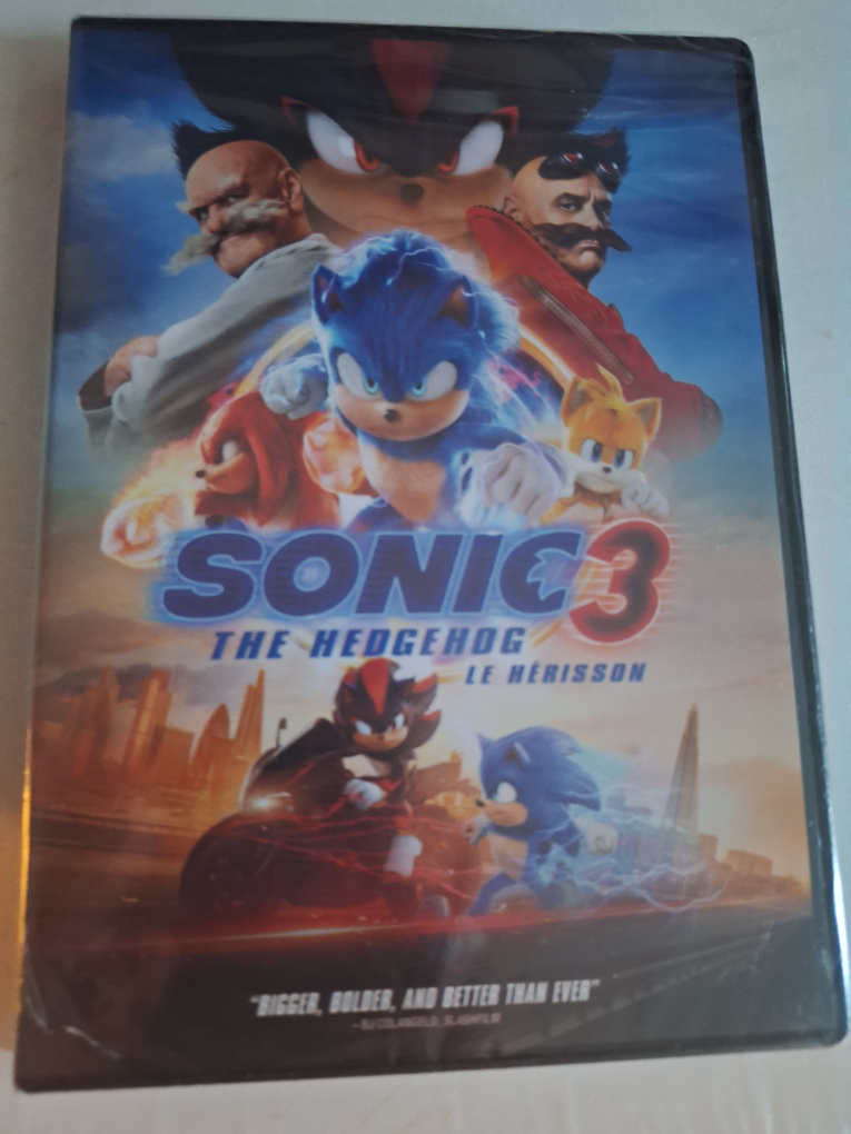 Sonic The Hedgehog 3 [4K + Blu-Ray + Digital Copy] New Sealed - photo 3