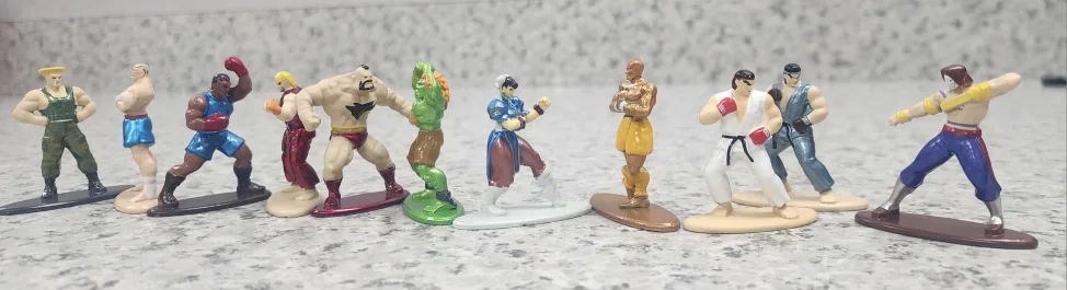 Street Fighter Mystery Die-Cast Figure (including THE BLUE RYU image indicator(2)