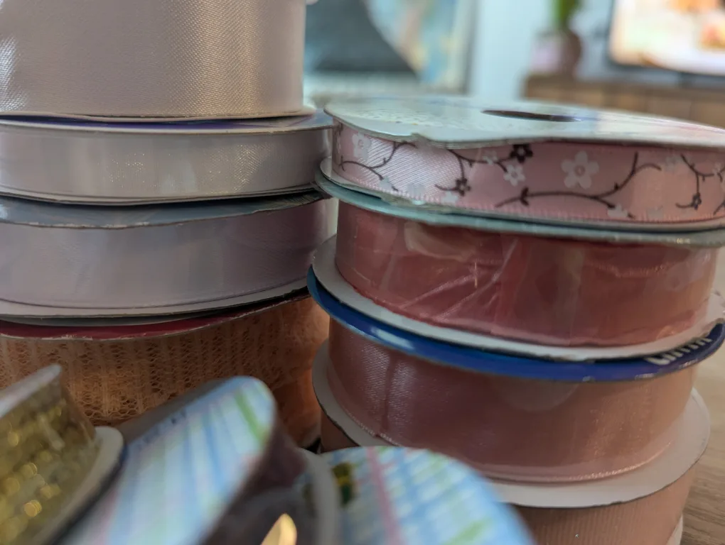 Bulk Ribbon Lot - Various Colours and Textures image indicator(2)