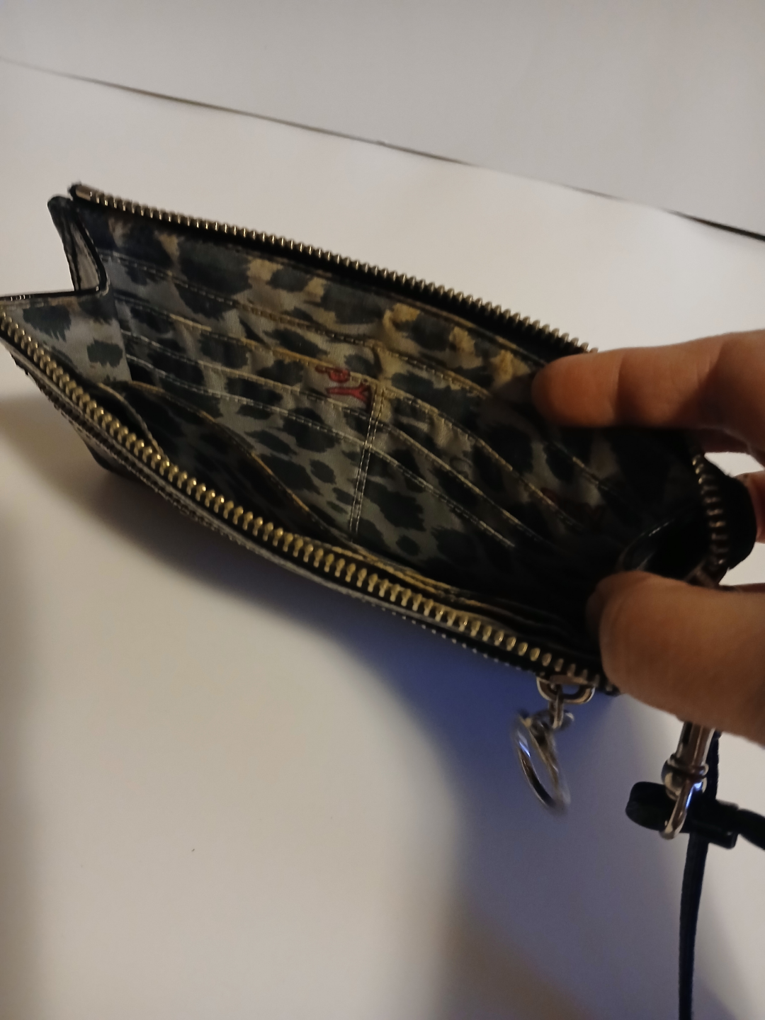 Coach Poppy Black Patent Leather Wristlet - photo 4