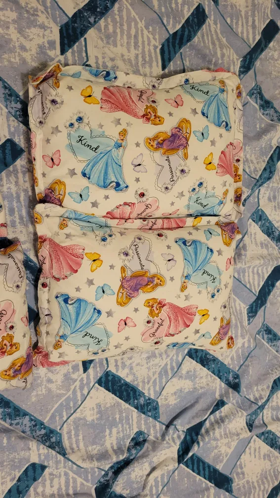 Set of Four Princess-Themed Decorative Pillows thumbnail