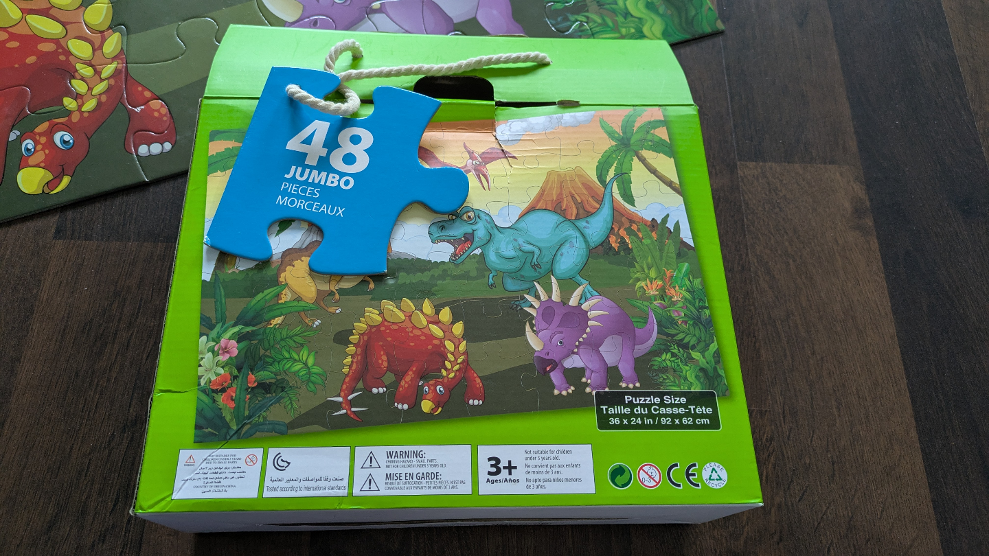 48-Piece Dinosaur Jumbo Puzzle - photo 2