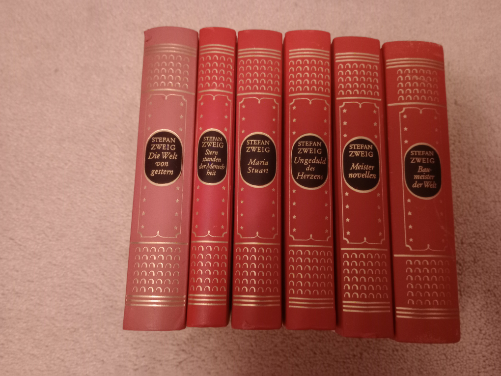 Set of six Stefan Zweig novels