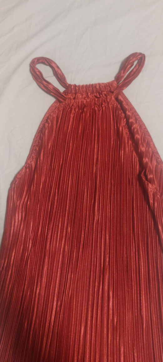 Cutest Halter Maxi Dress  in RED - photo 3