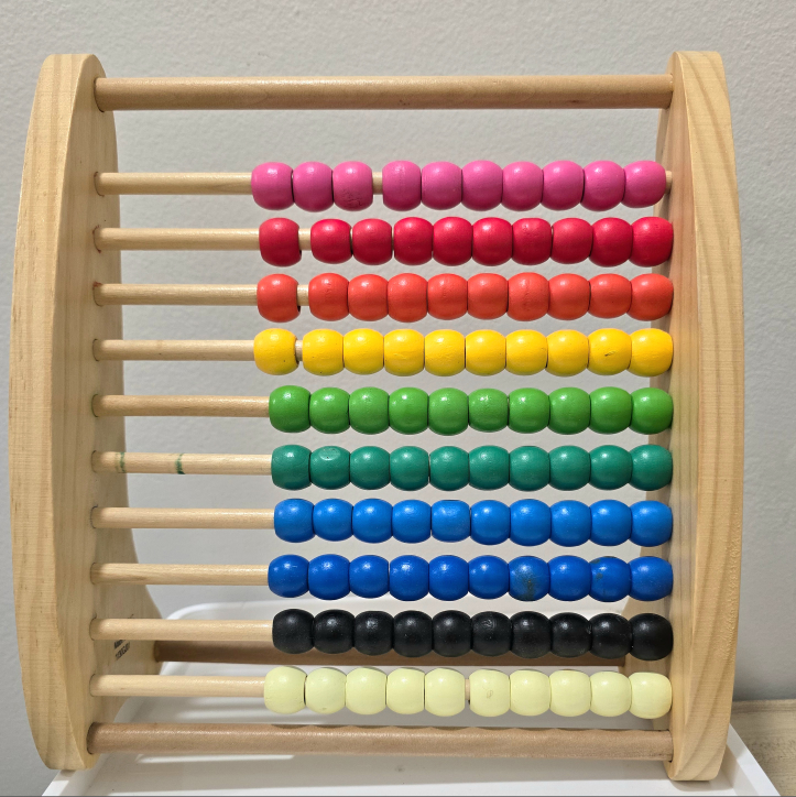 *free* Rainbow Wooden Abacus Toy for Kids