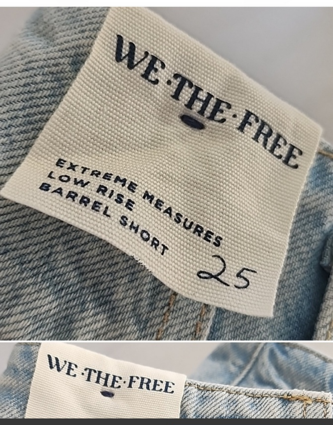 We The Free Extreme Measures Barrel Shorts - Size 25 - photo 2