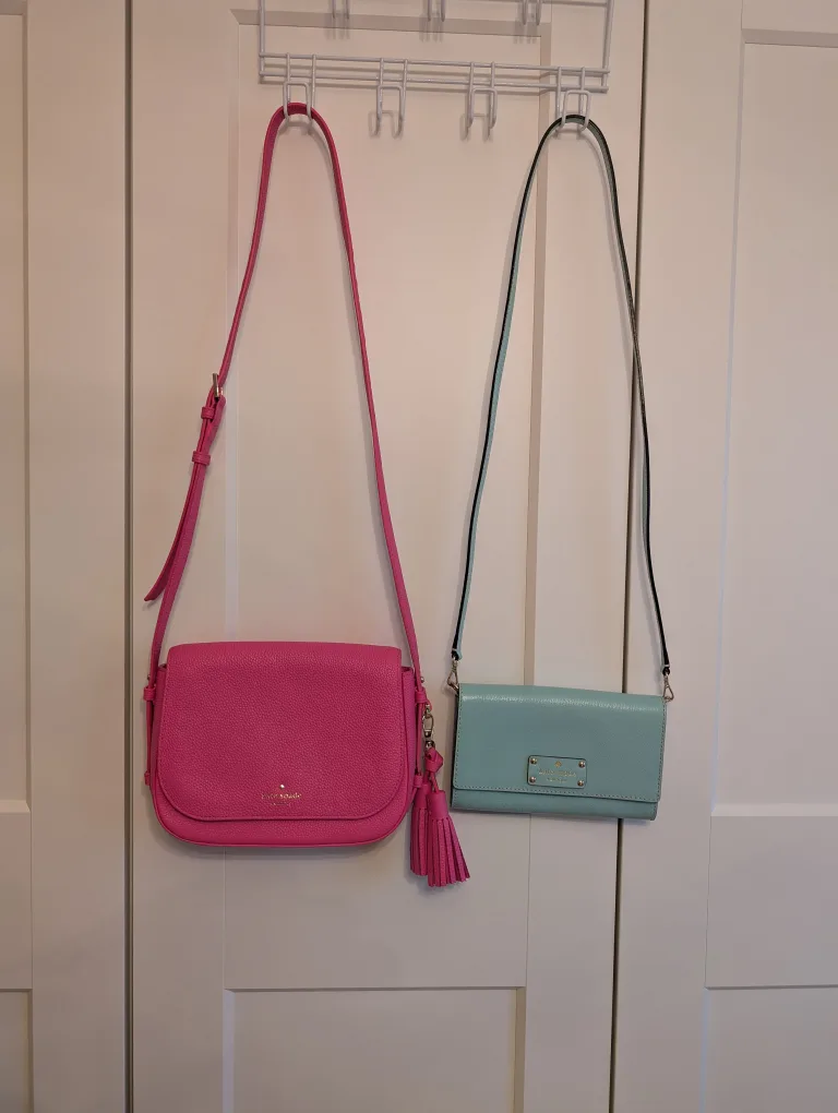 Kate Spade New York Pink and Mint Crossbody Bags image indicator(4)