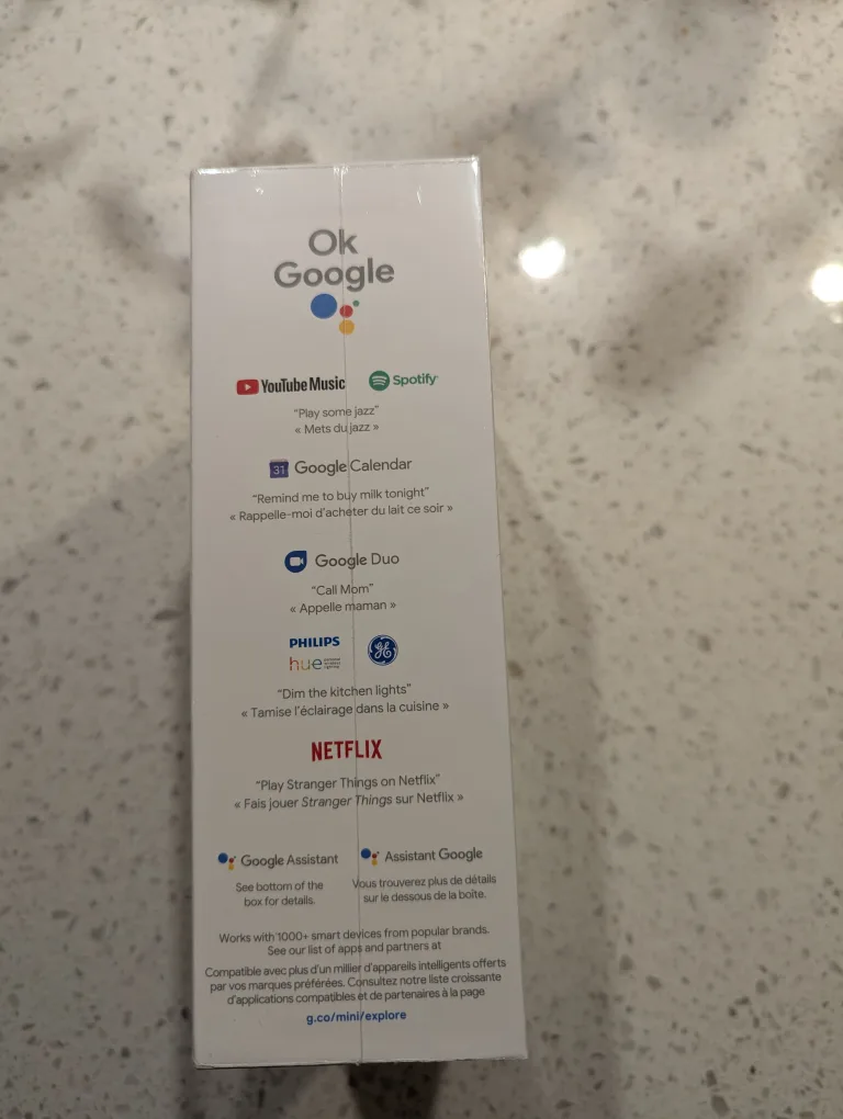 Google Nest Mini (2nd Generation) - Smart Speaker - Chalk💚 image indicator(4)