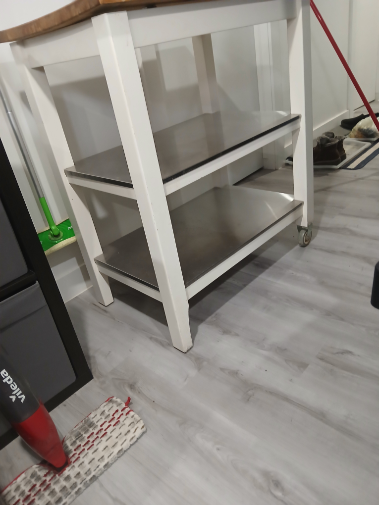 Kitchen Island Cart with Butcher Block Top - photo 2