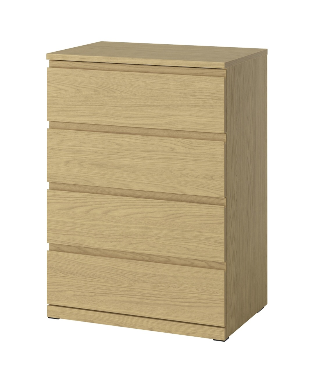 Four-Drawer Wooden Chest of Drawers