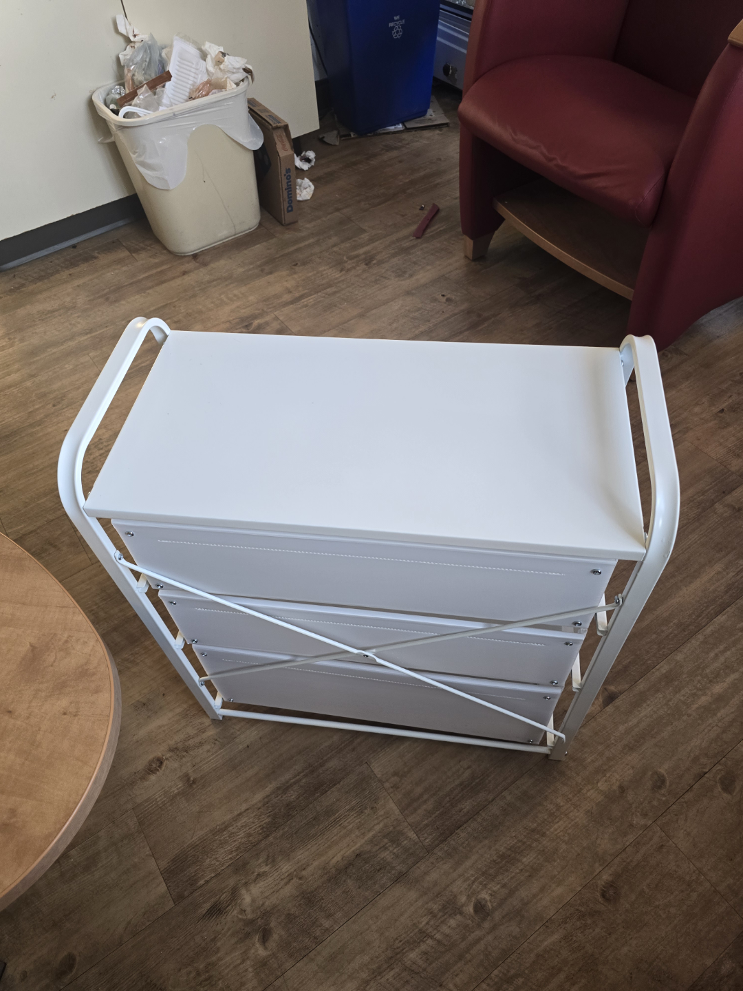 White 3-Drawer Organizer - photo 3