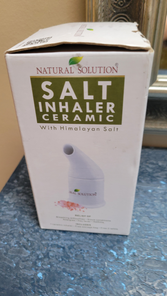 BrandNew NaturalSolutionCeramicSaltInhaler W/HimalayanPinkSalt - photo 4