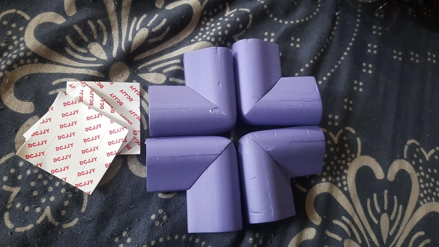 Purple Corner Protectors for Baby Safety thumbnail
