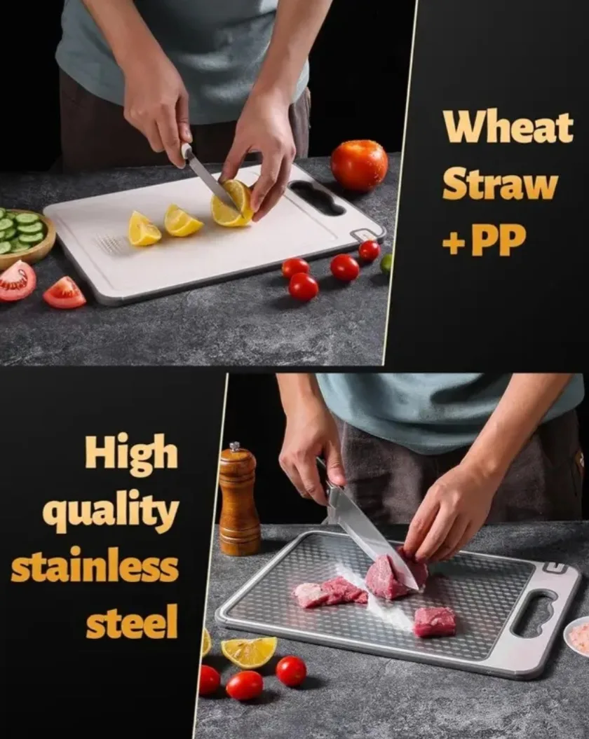 Stainless steel double-sided cutting board image indicator(3)