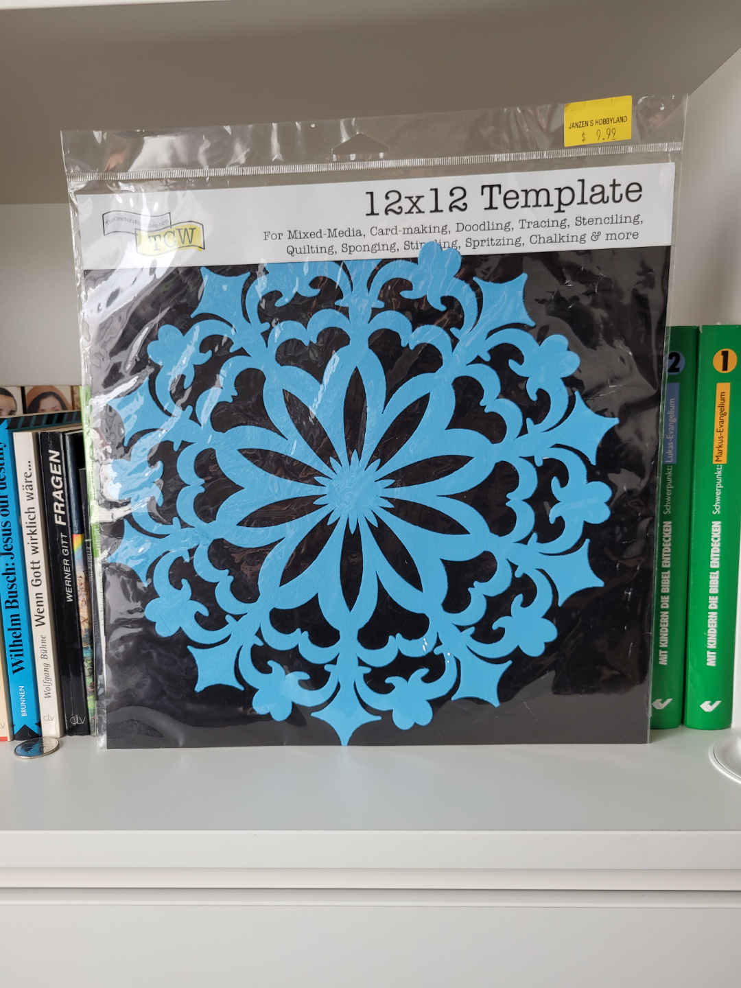12x12 inch Craft Template