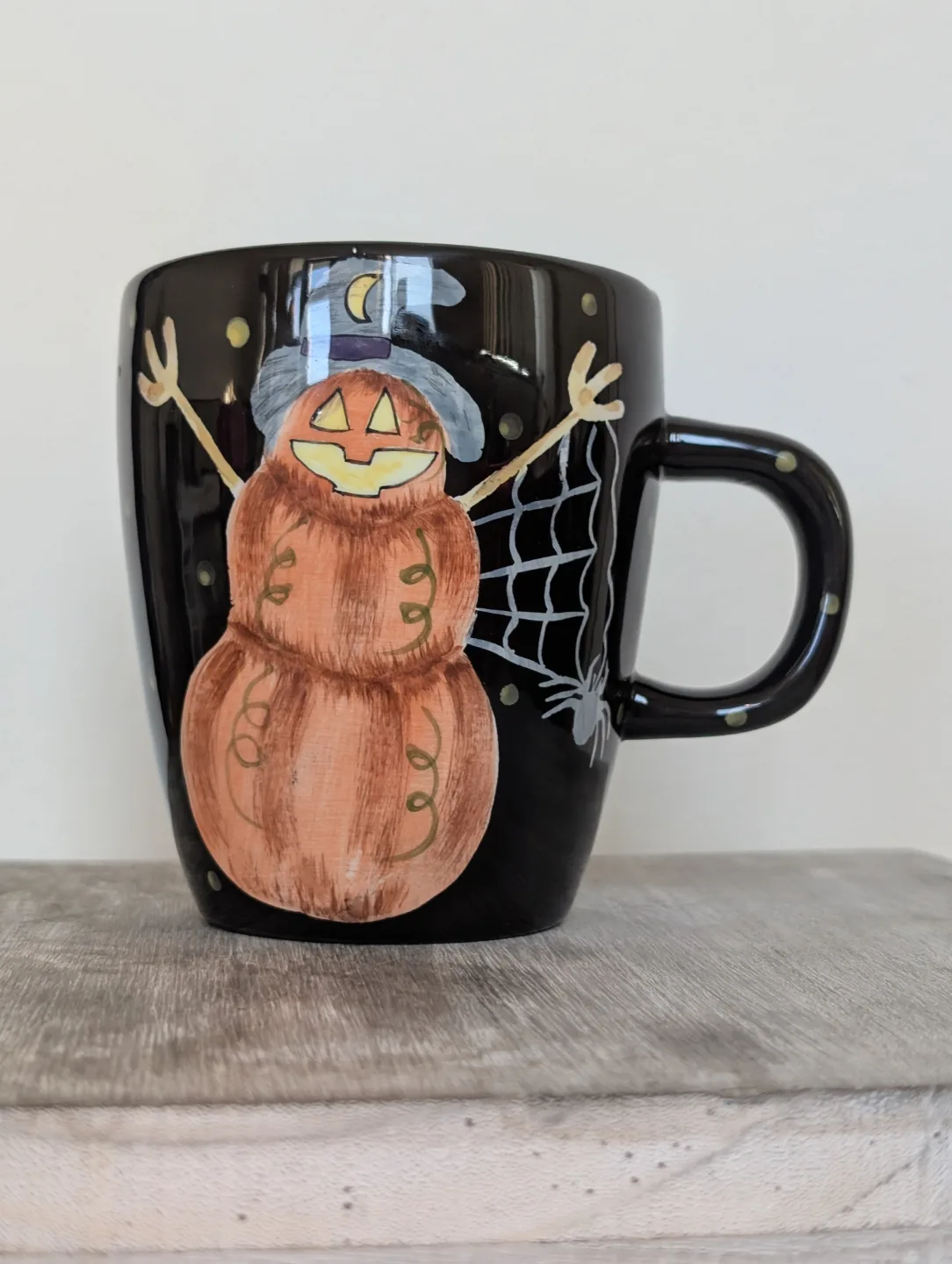 Gates Ware Halloween /Christmas Pumpkin Snowman Mug ⛄ thumbnail