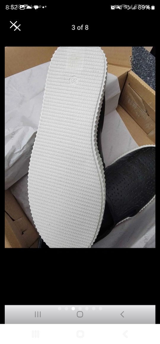 Le Chateau Women's Black Slip-On Sneakers - Size 38 - photo 5