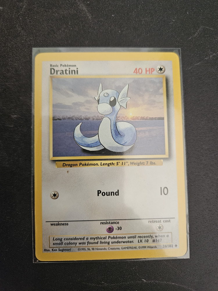 Pokemon Card - Dratini - (26/102) - Base Set