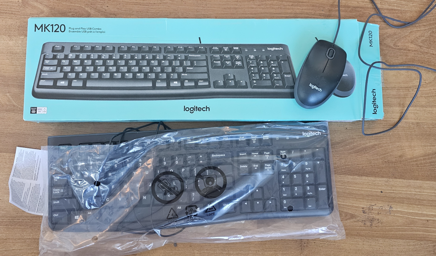 Logitech MK120 Keyboard and Mouse Combo
