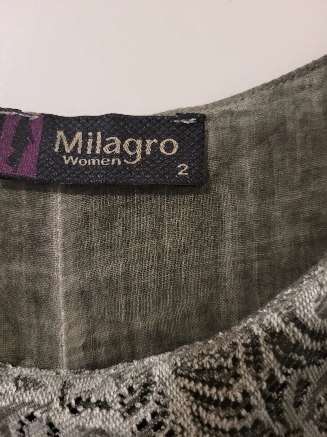 Milagro Women's Size 2 Olive Green Sundress image indicator(3)