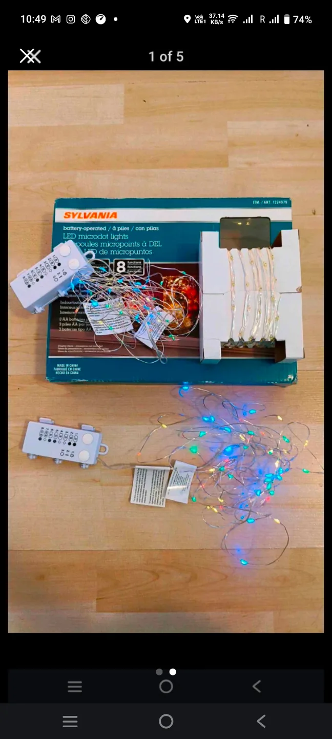 Sylvania LED Microdot Lights - Battery Operated thumbnail