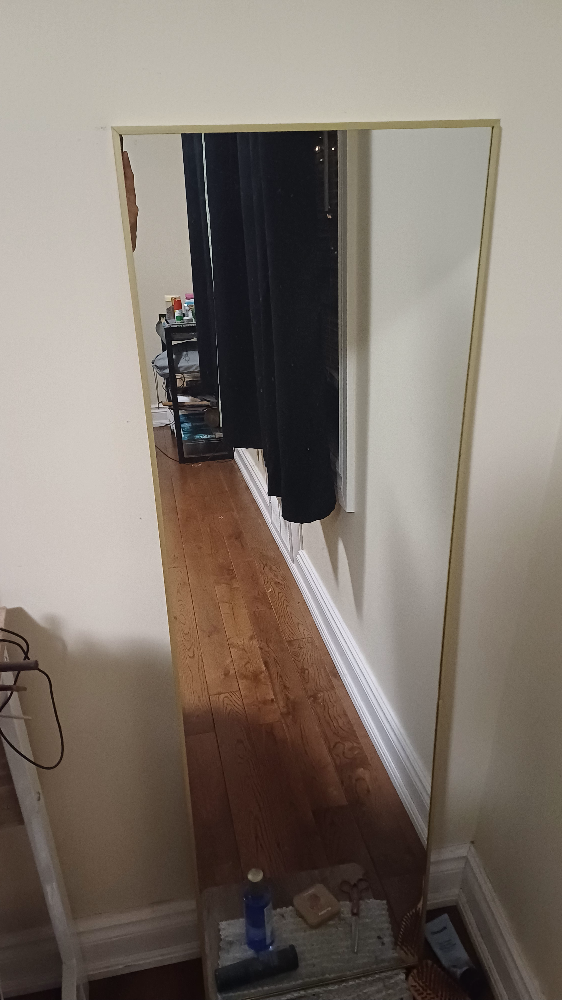 Full Length Gold Frame Mirror - photo 3