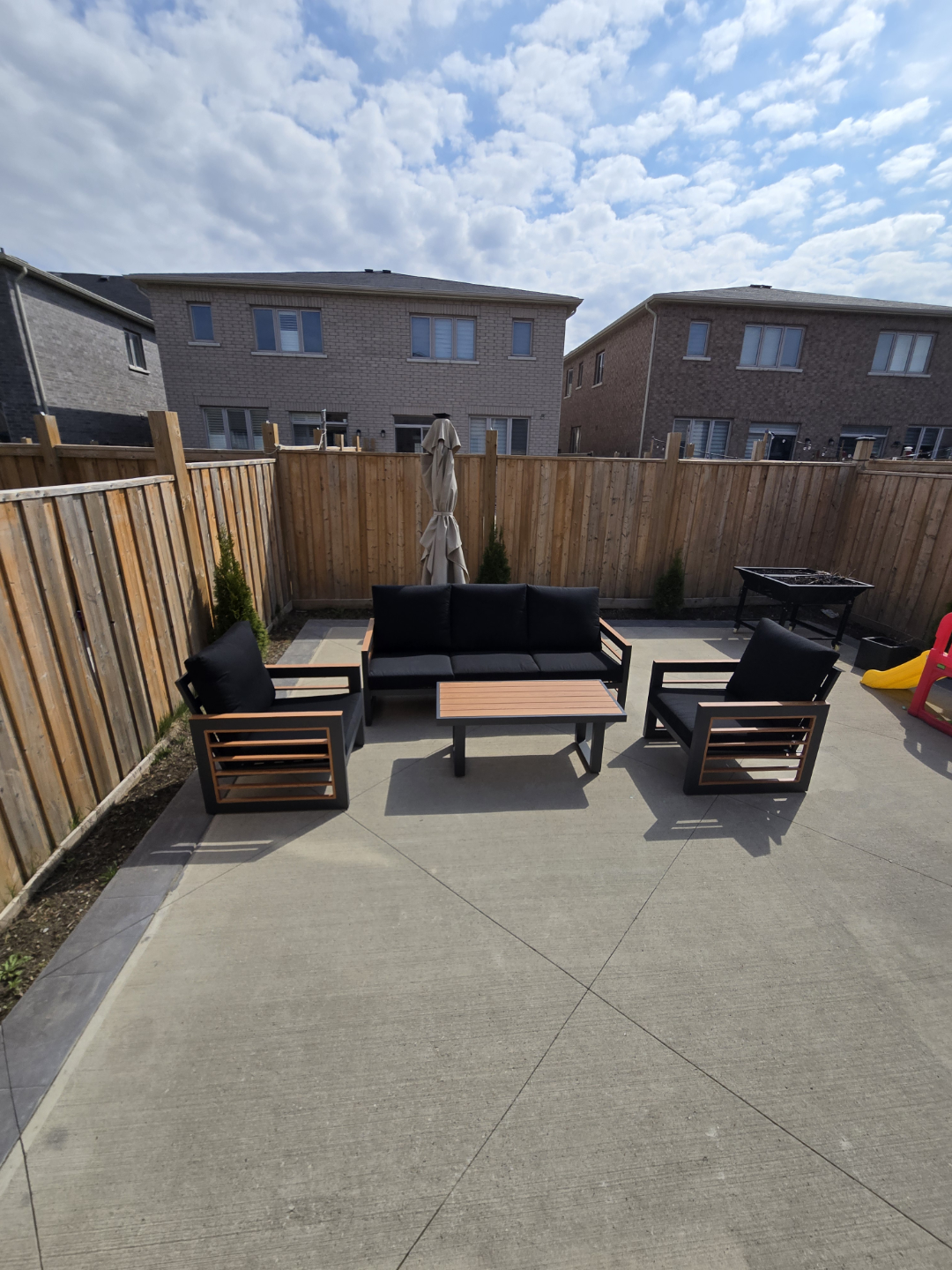 4-Piece Outdoor aluminum Patio Conversation Set - photo 2