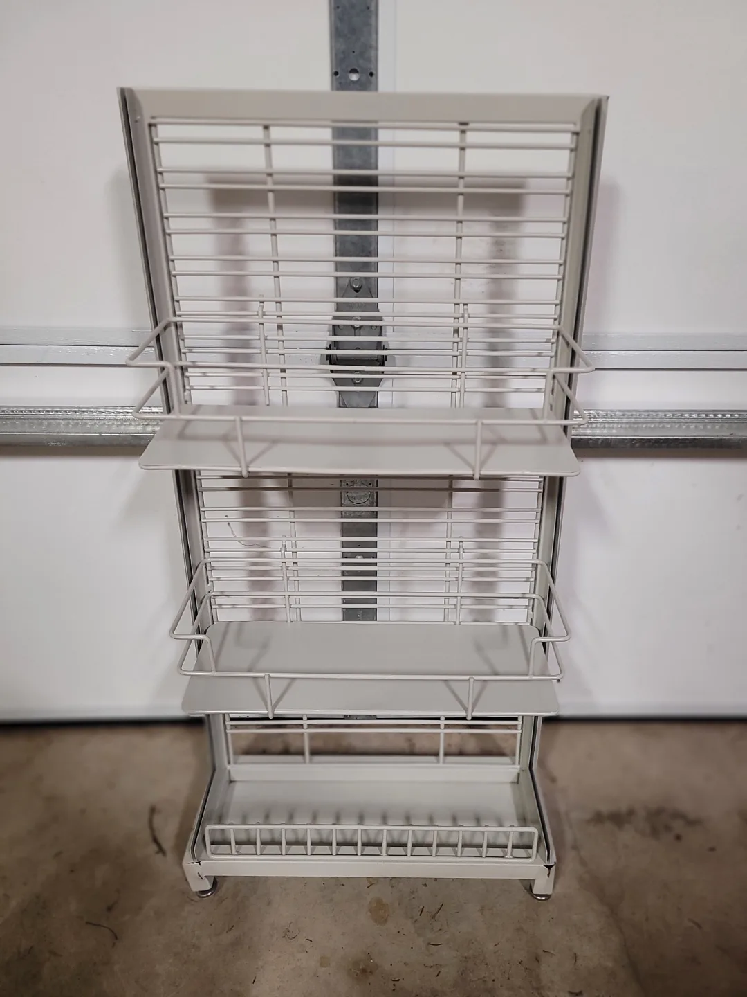 Grey Metal Pantry Organizer thumbnail