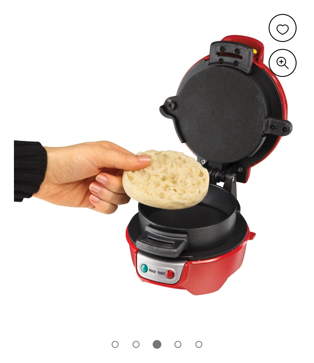 Hamilton Beach Red Breakfast Sandwich Maker - photo 5
