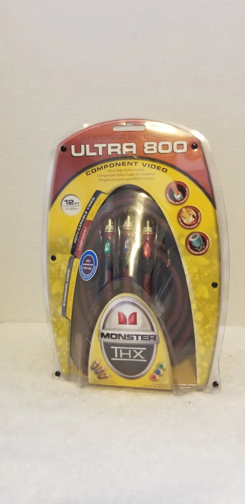 Monster Cable Ultra 800 Component Video Cable - 12ft image indicator(5)