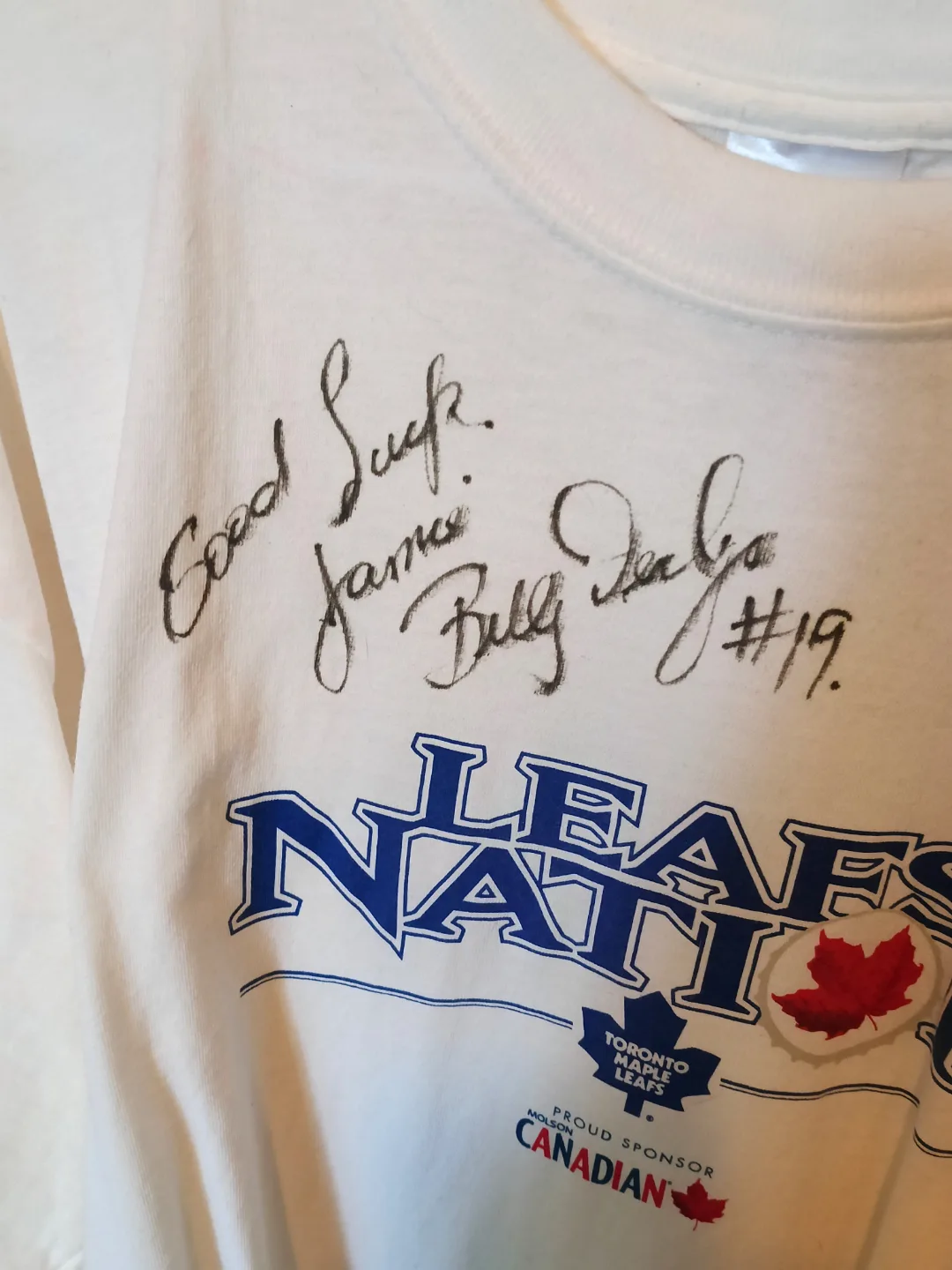 Autographed Toronto Maple Leafs T-Shirt image indicator(6)