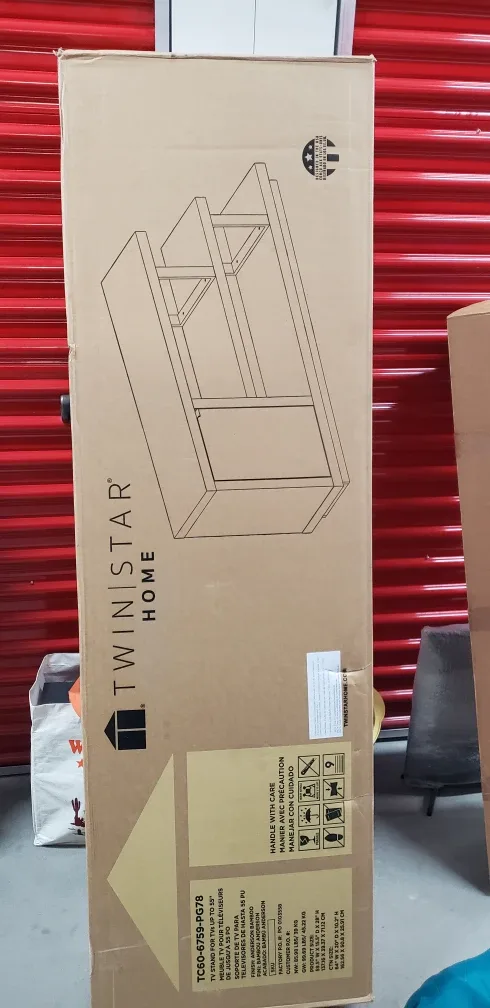 Twin Star Home  Wood Media Console *PRICE REDUCED * image indicator(10)