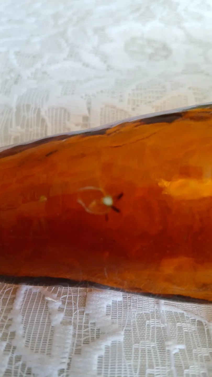 vintage tall amber Genie bottle for $10.00 image indicator(3)