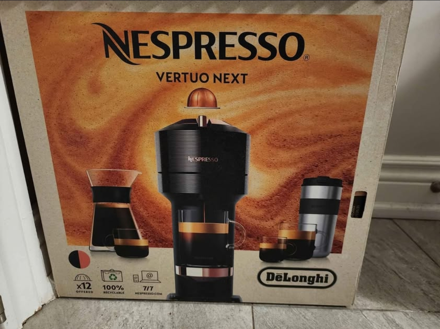 Nespresso Vertuo Next Coffee Machine by DeLonghi - New in Box