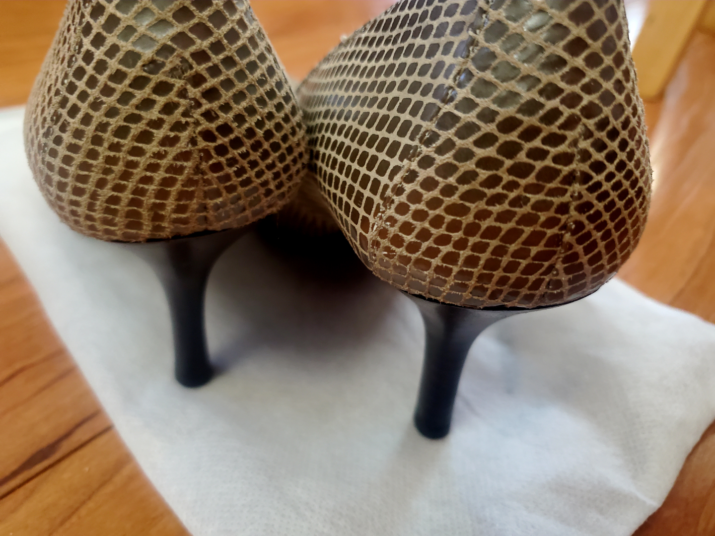 Calvin Klein Snakeskin Heels - photo 2