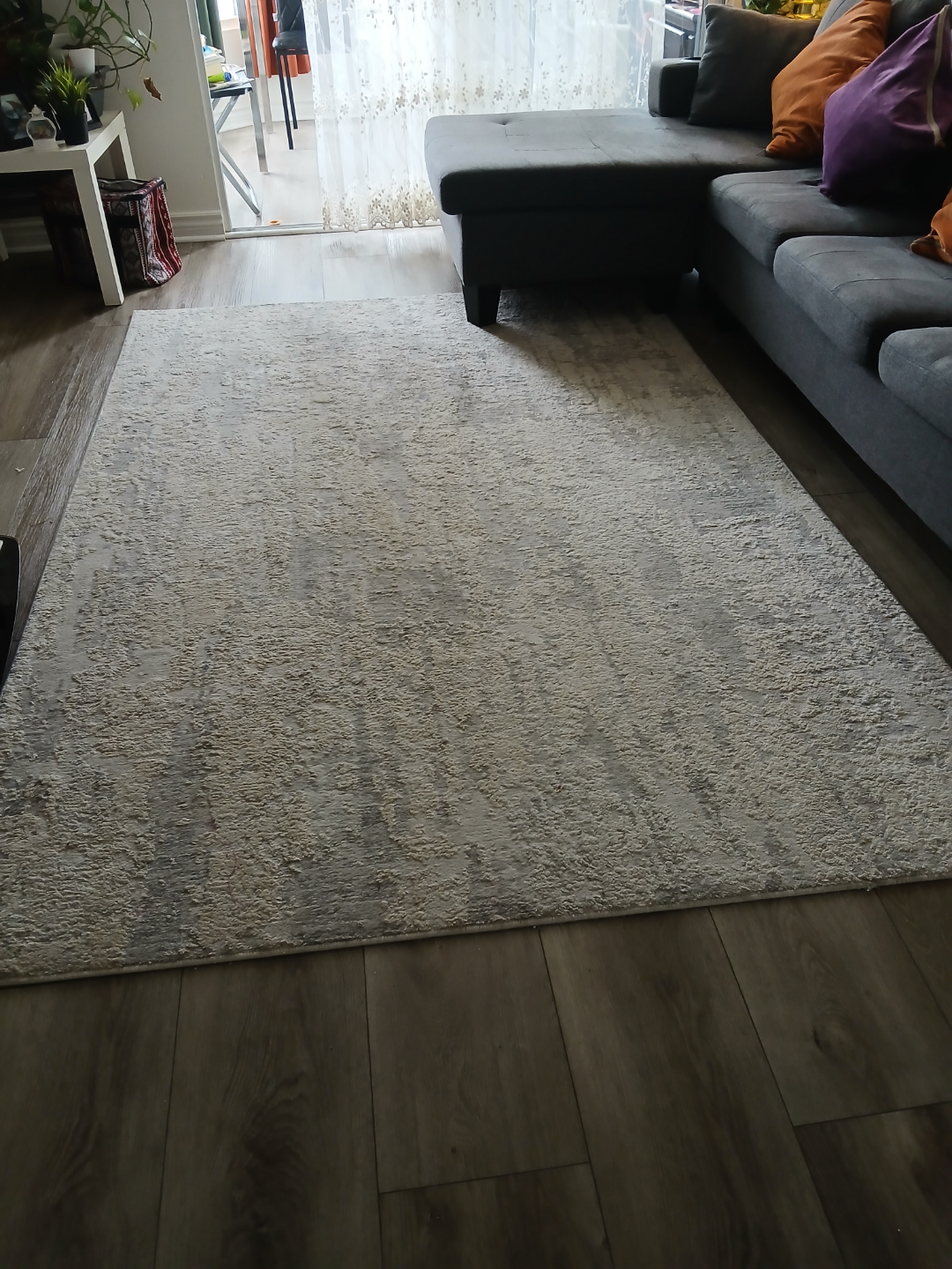 Grey L-Shaped Sectional Sofa - photo 4