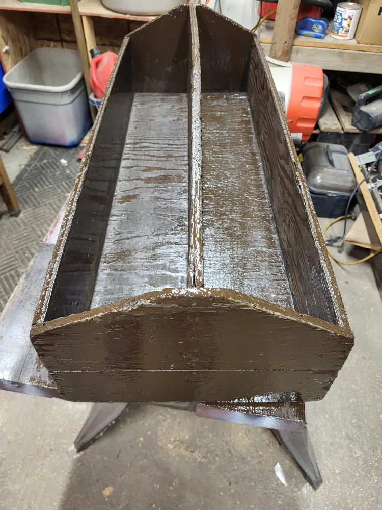 Rustic Wooden Planter/ Tool Box image indicator(3)